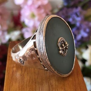 Rare Silpada Sterling Silver Blue Amazonite Ring R2358 Size 7
